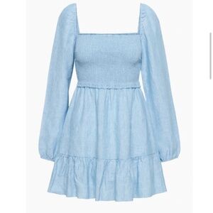 NWT Wilfred Tempest Linen Mini Dress